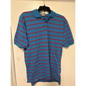 Vintage The Fox Collection Men's Striped Polo Short Sleeve Medium NWT
